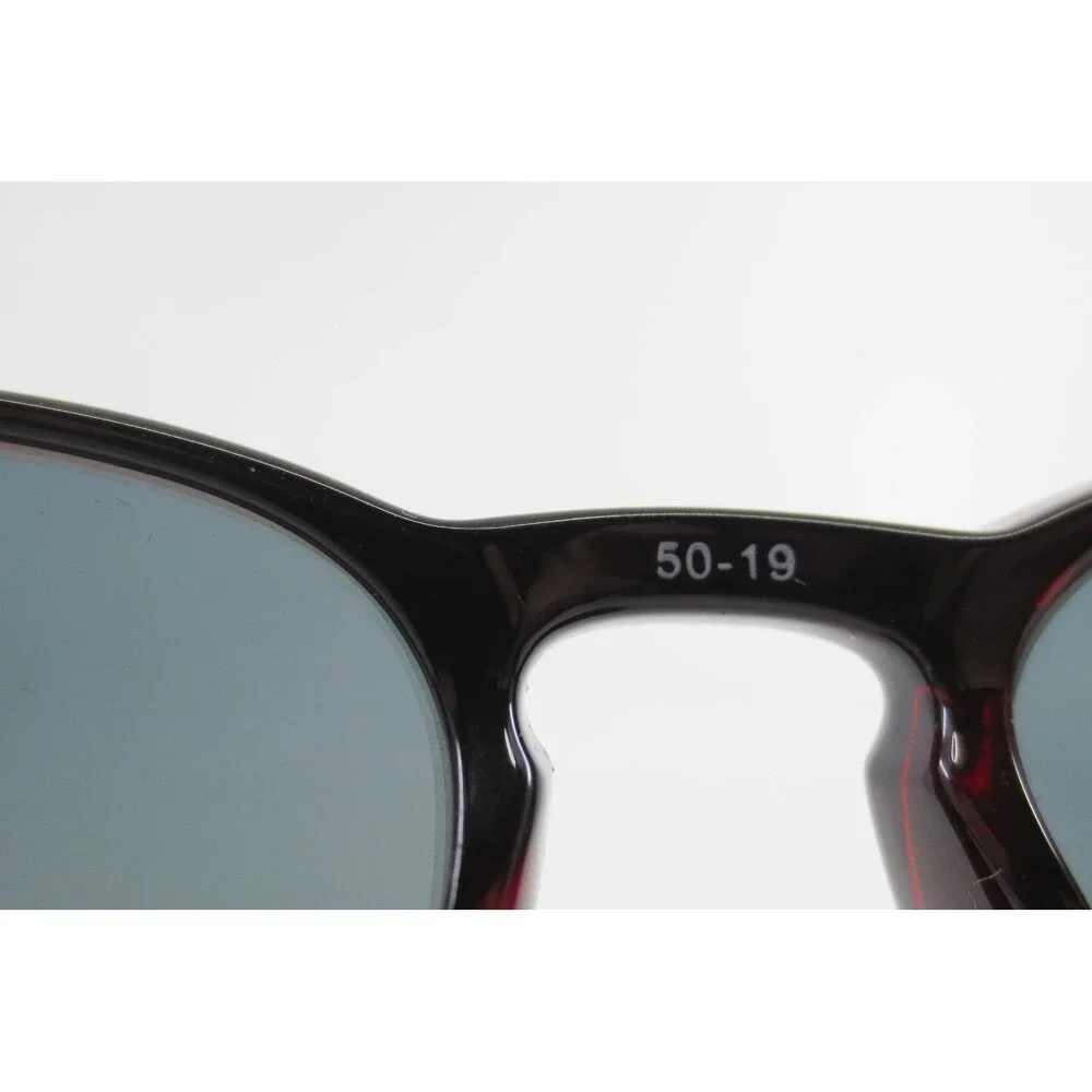 Modern Black and Red Eyewear Frames MP 6104 BK/RD 50-19-145 Stud Detail